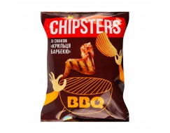 Чіпси крильця Барбекю 120г/Chipster`s
