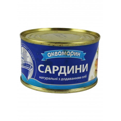 Сардини 230 г /Аквамарин
