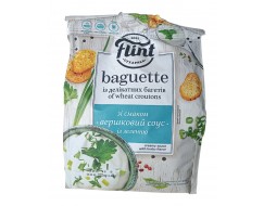 Багет зі смаком Вершковий соус з зел.100г/Флінт