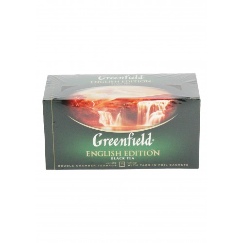 Чай English Edition Чор 25пак./Greenfield