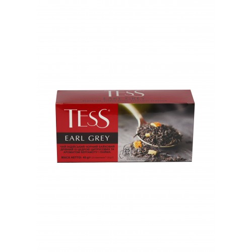 Чай Earl Grey чорн 25пак/Tess
