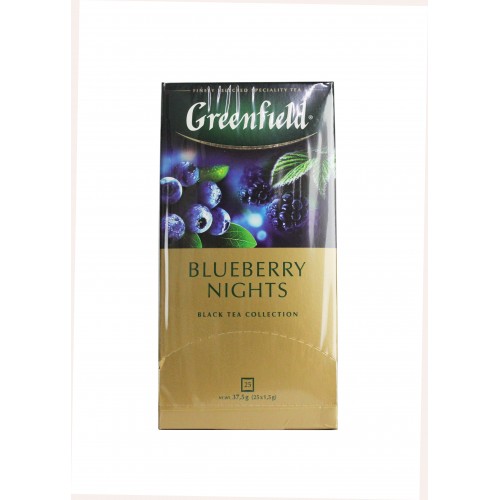 Чай Blueberry nights 25пак/Greenfield