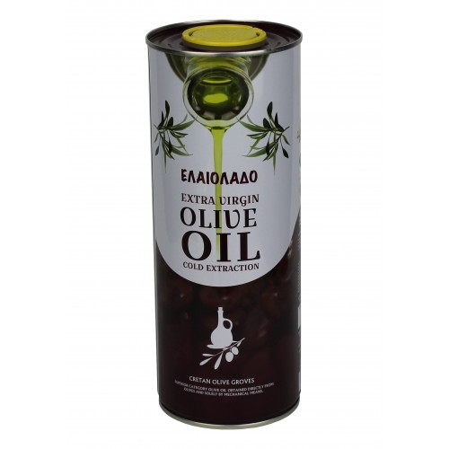 Олія Оливкова Elaiolado ж/б 1л/Extra Virgin