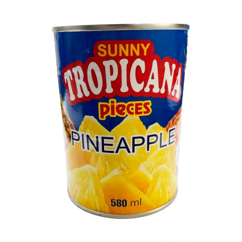 Конс. Ананаси різані 580г/Tropicana
