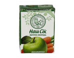 Сік Моркв*яно-яблучний 0,2л/Наш сік