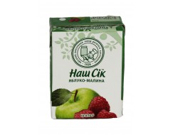 Сік Яблуко-Малина 0,2л пеп/Наш сік/