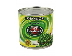 Конс. Горошок зел. ж/б 420 г /Чемпіон/