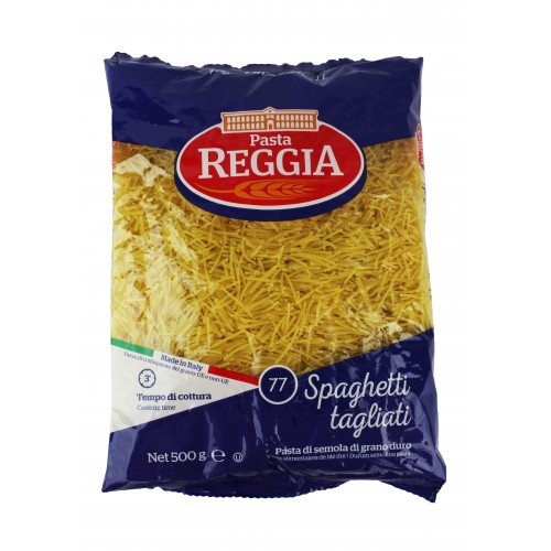 Макарони 77 Spaghetti tagliati 500гр /Reggia