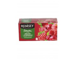 Чай малина та журавлина 20п/Remsey
