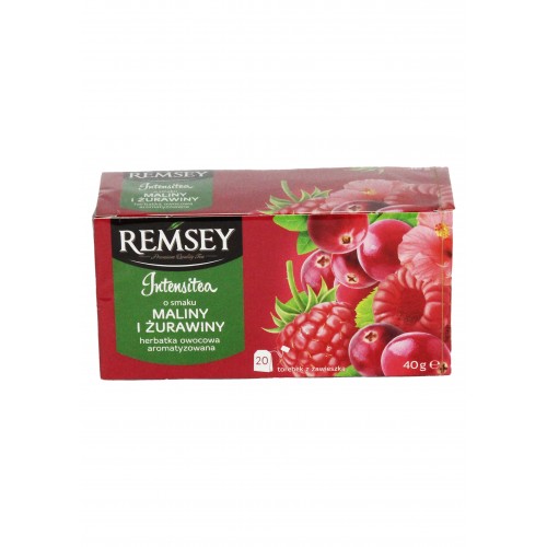 Чай малина та журавлина 20п/Remsey