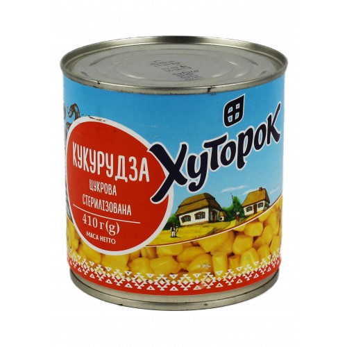 Конс. Кукурудза 410г /Хуторок