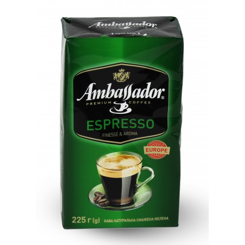 Кава Espresso 225гр./Ambassador