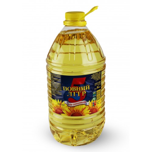 Олія раф.5л./Повний літр