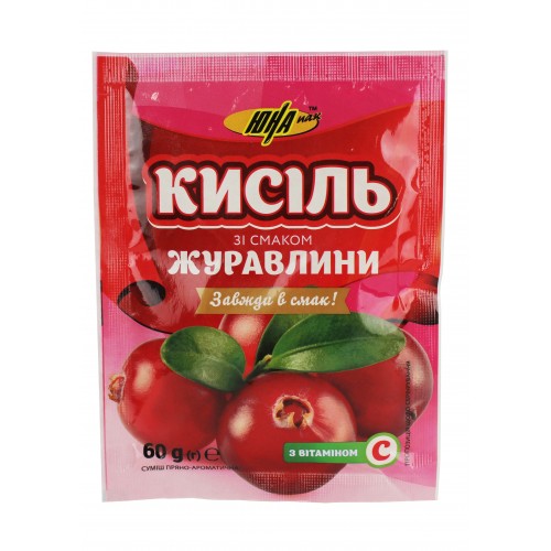 Кисіль Журавлина 60гр./Юна