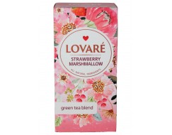 Чай полуничний зефір/.24пак./LOVARE