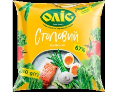 Майонез Столовий 67% 350г філпак/Оліс