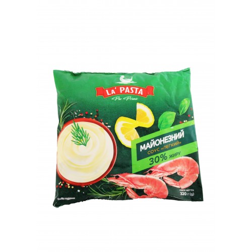 Майонез Легкий 30% 320г/La Pasta
