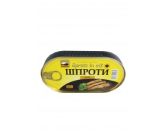 Шпроти в олії ключ 190г/Skandinavija