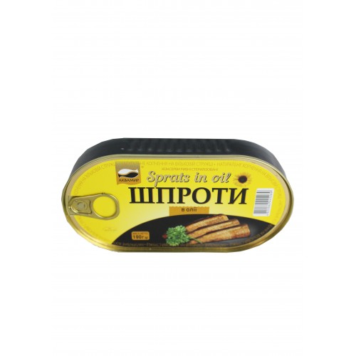Шпроти в олії ключ 190г/Skandinavija
