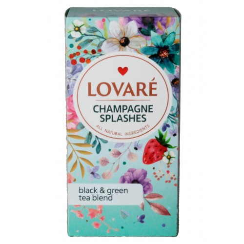 Чай Бризки Шампанського/24пак/ LOVARE