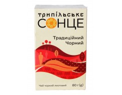 Чай чорний 80г/Трипільське сонце
