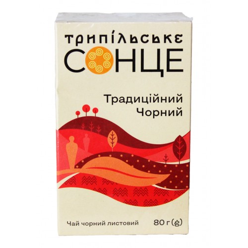 Чай чорний 80г/Трипільське сонце