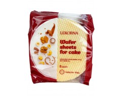 Вафельні коржі  Класика кругла 90гр/Лекорна