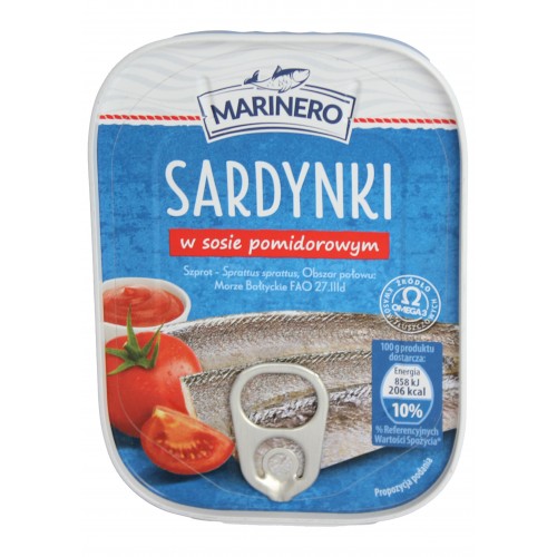 Сардини в томаті 110г/Marinero