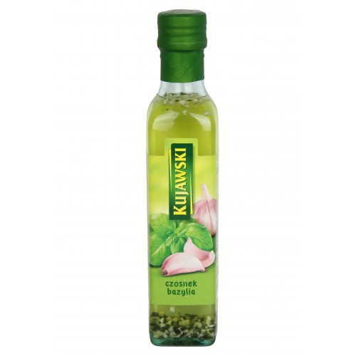 Олія ріпакова з часн. та базилік 250г/Kujawski