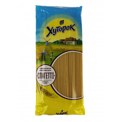 Макарони Спагеті 700г /Хуторок/