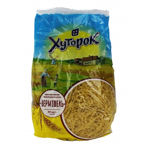 Макарони Вермішель 800г  /Хуторок/