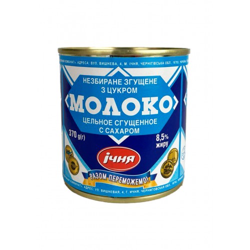 Згущ. молоко ж/б 380г/Ічня