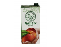 Сік Персиковий 1,93л пеп/Наш сік/