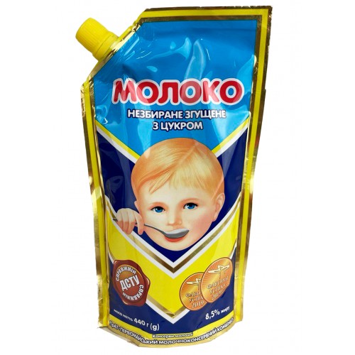 Згущ. молоко незб. д.п.440г/Первом